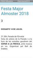 Festa Major. Almoster 2018 اسکرین شاٹ 3