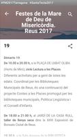 Programa de les Festes de Misericòrdia 2018. Reus capture d'écran 3