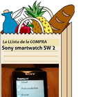 List for Sony Smartwatch  sw 2 icône