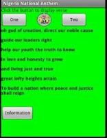 Nigeria National Anthem imagem de tela 1