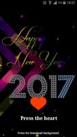 2017 Happy New Year Air Horn Affiche