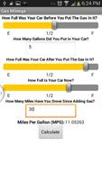 Gas Mileage Free capture d'écran 2