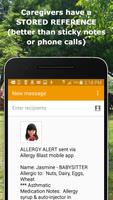 ALLERGY BLAST Caregiver Alerts syot layar 2