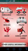 UK  Emergency+Information ポスター
