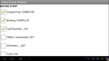 Airbus Sound Checklist 截圖 3