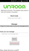 Unroom - Simplest Chat Room screenshot 1