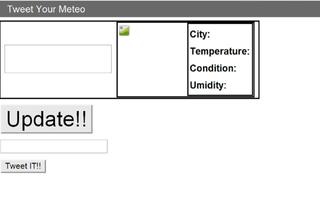 Tweet Your Meteo ポスター