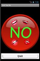 Just Say No Button পোস্টার