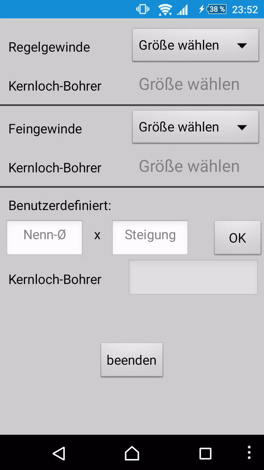 Gewinde Kernloch APK for Android Download