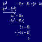 Polynomdivision simgesi