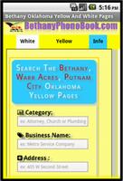 Bethany Oklahoma Phone Book Poster