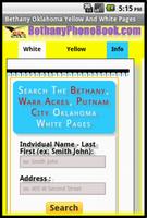 Bethany Oklahoma Phone Book скриншот 1