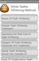 White Teeth - Whitening Mthds. capture d'écran 1