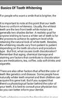 White Teeth - Whitening Mthds. capture d'écran 2