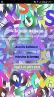 Alfabeto italiano Affiche