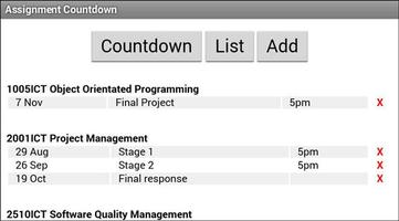 Assignment Countdown Cartaz