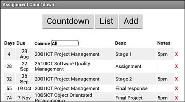 Assignment Countdown скриншот 1