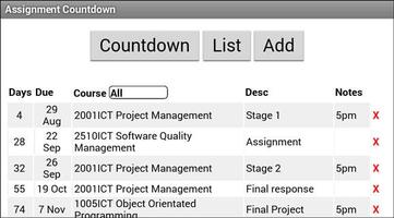 Assignment Countdown screenshot 1