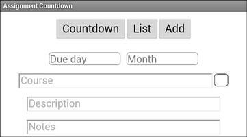 Assignment Countdown screenshot 2