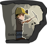 Gold collector icon