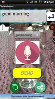Voice input captura de pantalla 1