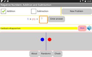 Kids Math: Negative Numbers 포스터