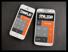 برنامه‌نما Calculator- Simple & Stylish! عکس از صفحه