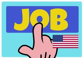 USA JOBS SEARCH NO 1 Affiche
