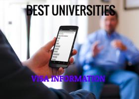 Best Universities & Visa Info Affiche