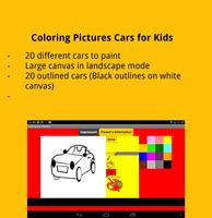 Coloring Pictures Cars plakat
