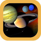 Solar System Planets English ícone