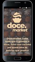 Poster Doce Market - Chocolates, bombons, doces, bolos...