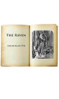 The Raven by Edgar Allan Poe الملصق