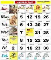 Kalendar 2015 海报