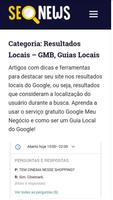 SEO News Brasil syot layar 2