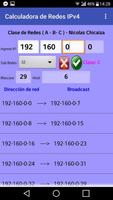 برنامه‌نما Calculadora de Redes IPv4 عکس از صفحه