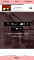 پوستر Casting Moda Roma