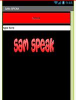 SamSpeak ポスター