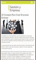 Gestión y Empresa, Tips capture d'écran 2