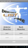 Exercises List Free ポスター