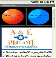 A&E Ambulance poster