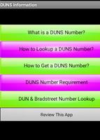 DUNS Number poster