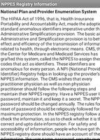 NPPES Registry screenshot 1