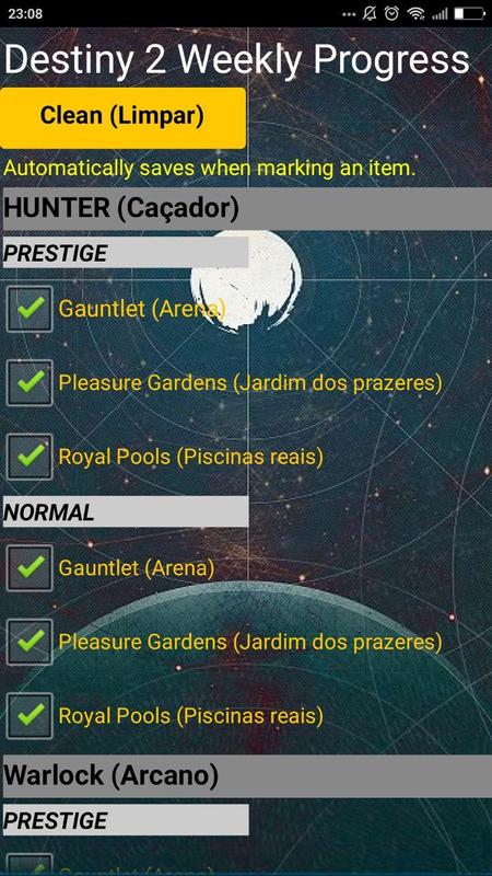 android 用の raid progresso semanal destiny 2 apk をダウンロード