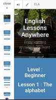 ELA - Level : Beginner - Lesso تصوير الشاشة 1