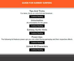 Unofficial Subway Surfer Guide 海报