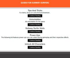 Unofficial Subway Surfer Guide Affiche