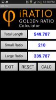 iRATIO Golden Ratio Calculator capture d'écran 2