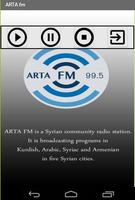 ARTA FM radio پوسٹر