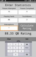 Quarterback Rating Calculator الملصق